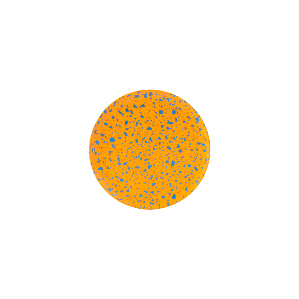 [제니아테일러] BBDS07O 사이드플레이트 테라조 오렌지